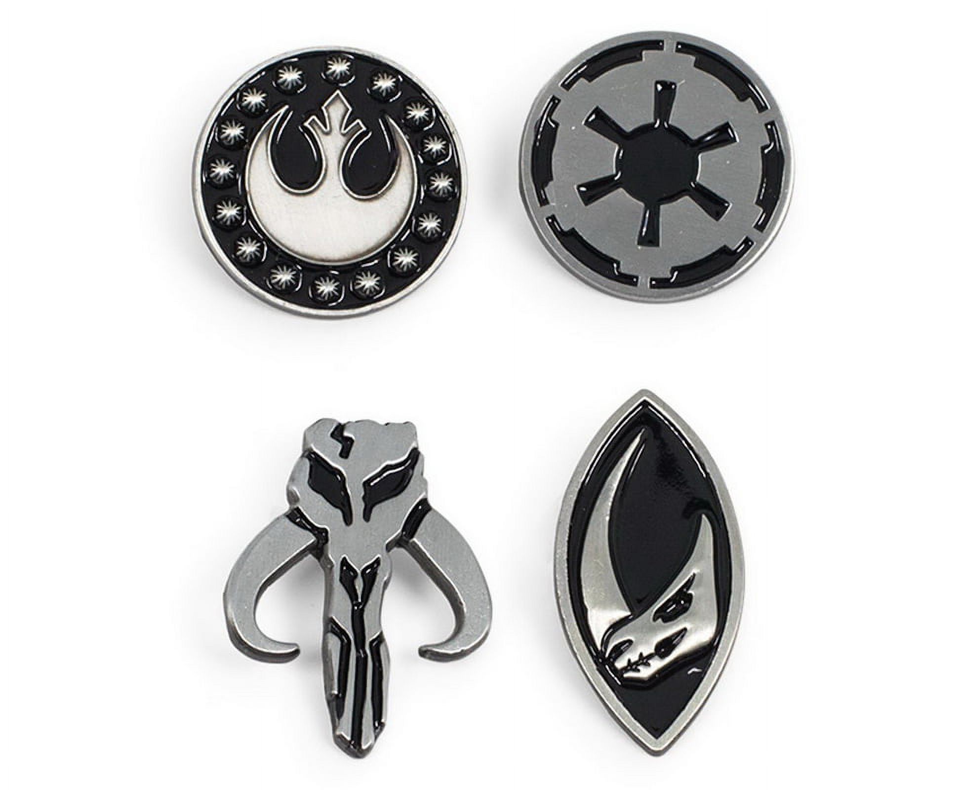 Star Wars: The Mandalorian Symbols 4-Piece Enamel Pin Set